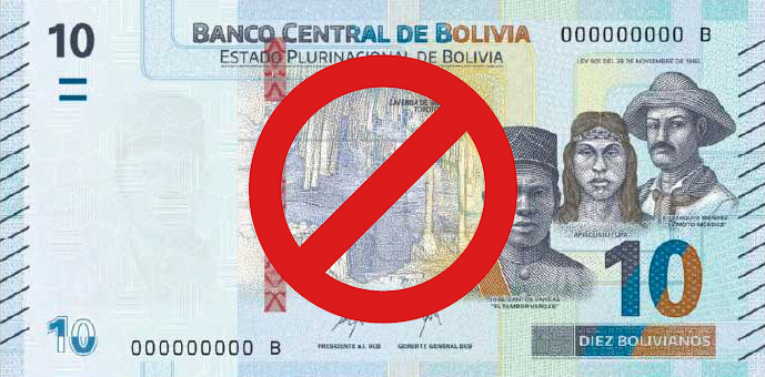 Corte Inhabilitado 10 Bs