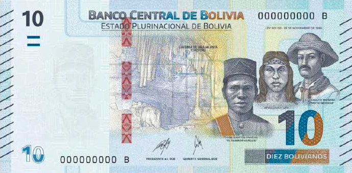Billete de 10 Bs