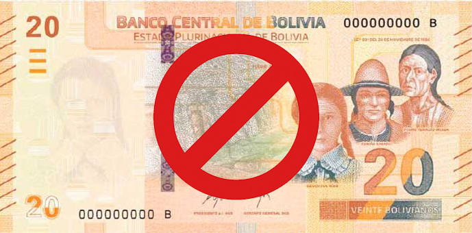 Corte Inhabilitado 20 Bs