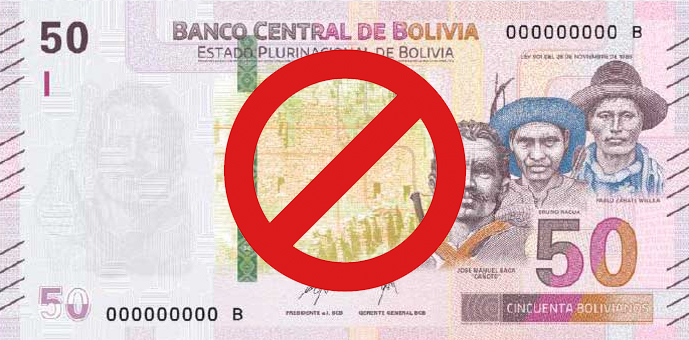 Corte Inhabilitado 50 Bs