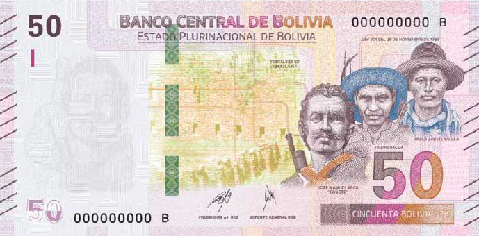 Billete de 50 Bs